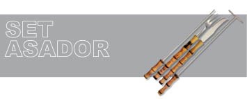 seccion set asador
